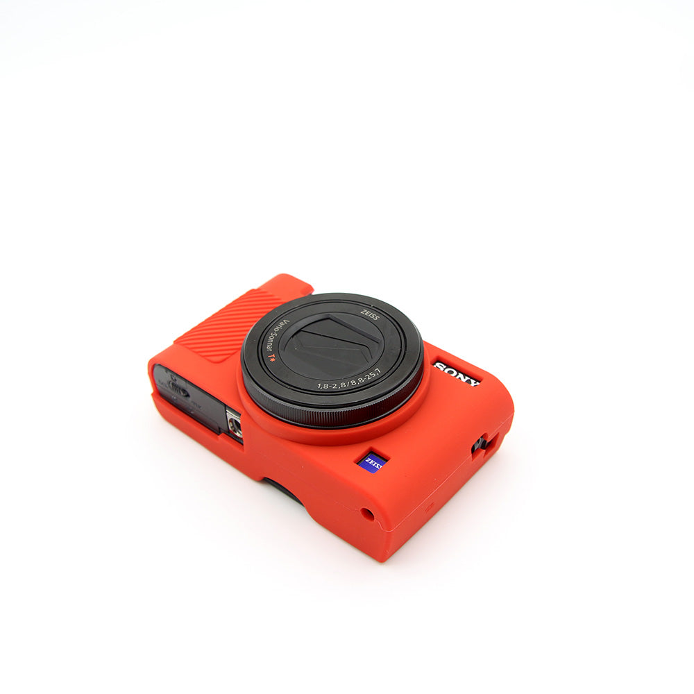 Soft Silicone Protective Cover for Sony RX100 III / IV/ IIV - Red