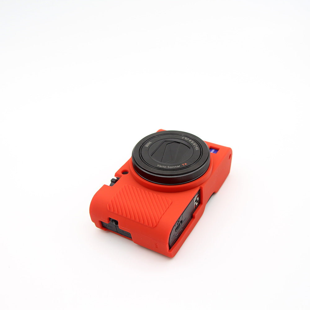 Soft Silicone Protective Cover for Sony RX100 III / IV/ IIV - Red