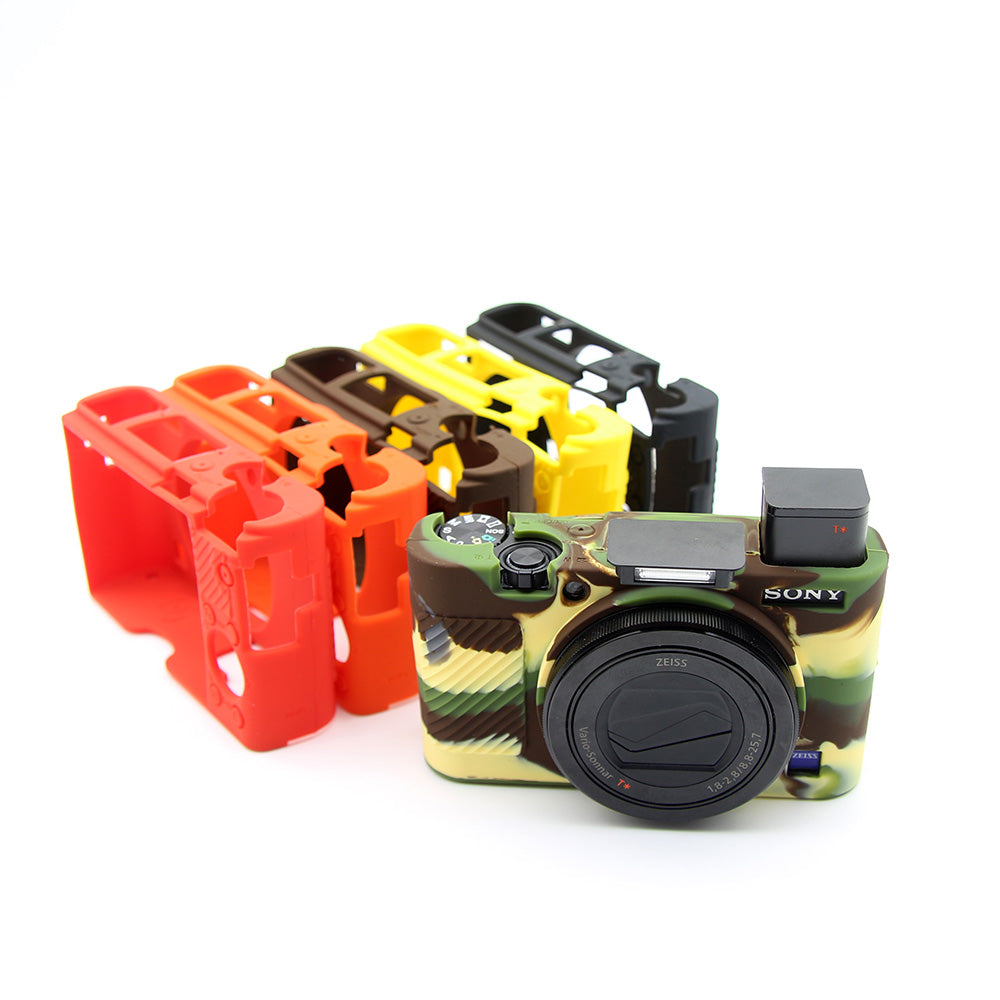 Soft Silicone Protective Cover for Sony RX100 III / IV/ IIV - Red
