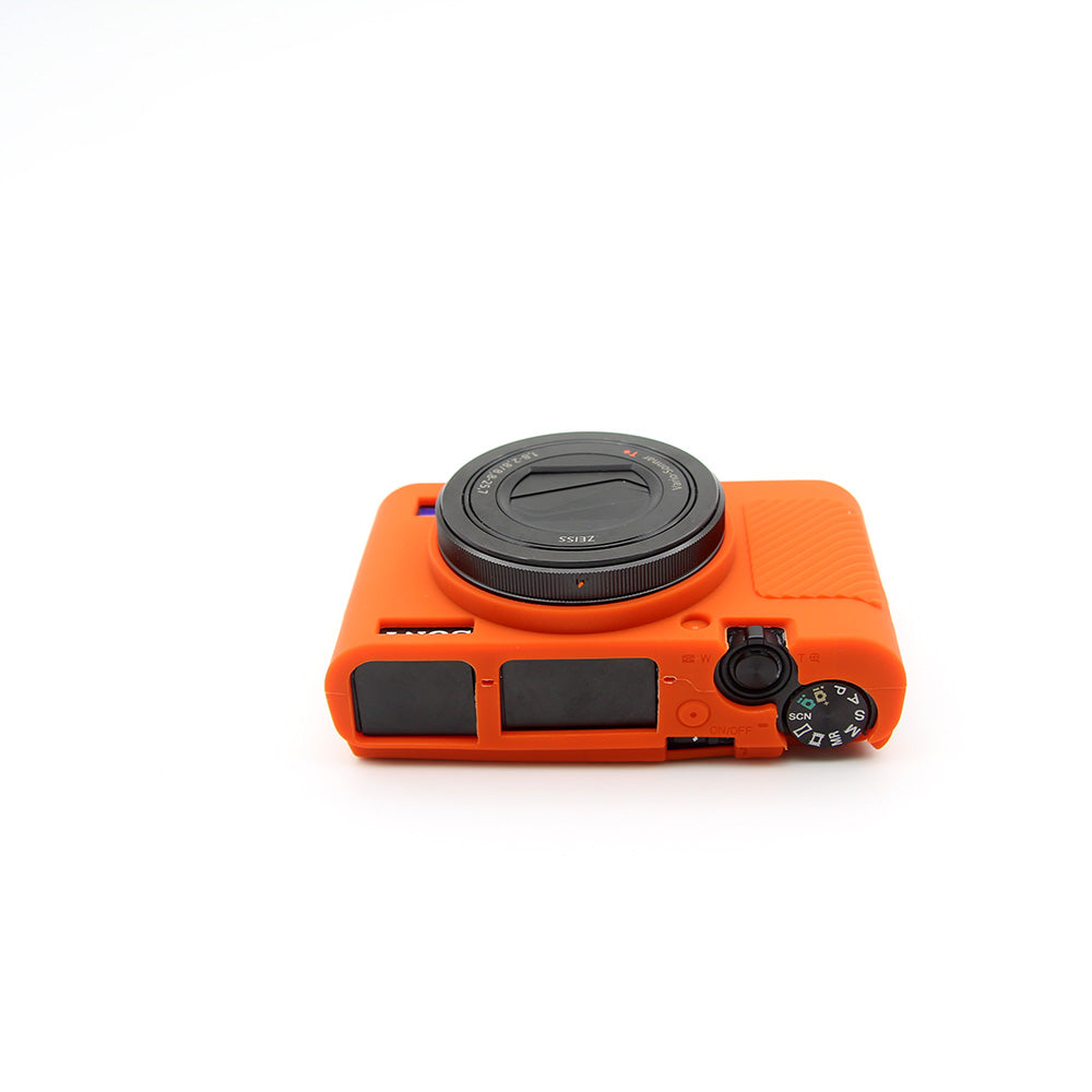 Soft Silicone Protective Shell for Sony RX100 III / IV/ IIV - Orange
