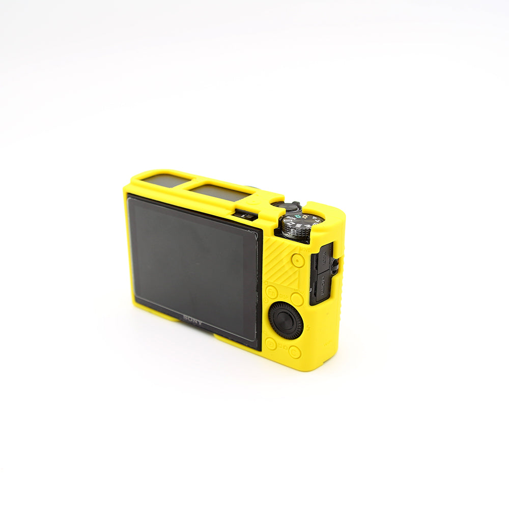 Soft Silicone Protective Camera Case for Sony RX100 III / IV/ IIV - Yellow