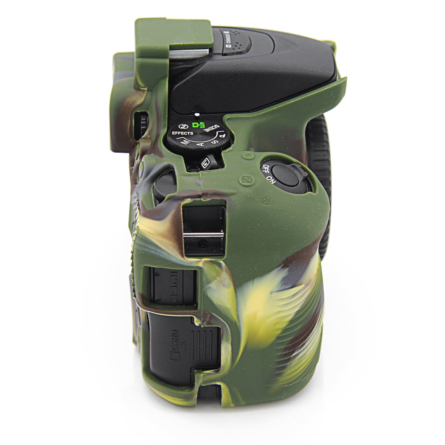Soft Silicone Protective Case for Nikon D5500 D5600 Cameras - Camouflage