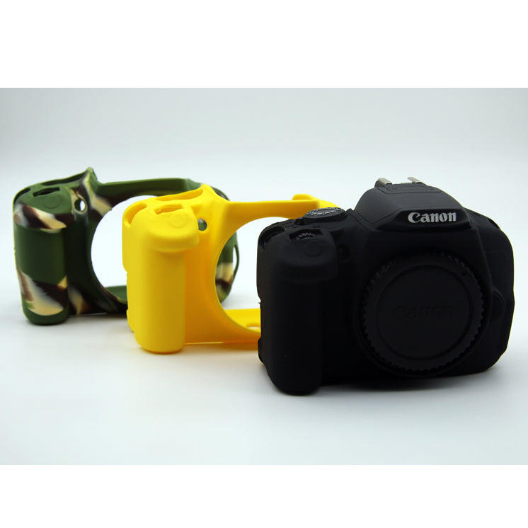 Soft Silicone Protective Case for Canon EOS 600D/650D/700D - Black