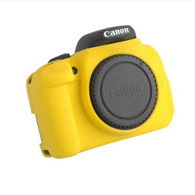 Soft Silicone Protective Cover for Canon EOS 600D/650D/700D - Yellow