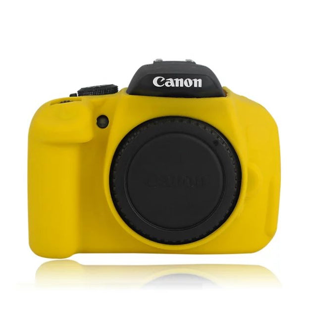 Soft Silicone Protective Cover for Canon EOS 600D/650D/700D - Yellow