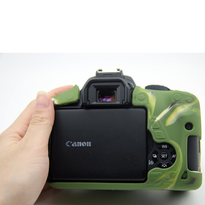 Soft Silicone Protective Shell for Canon EOS 600D/650D/700D - Camouflage