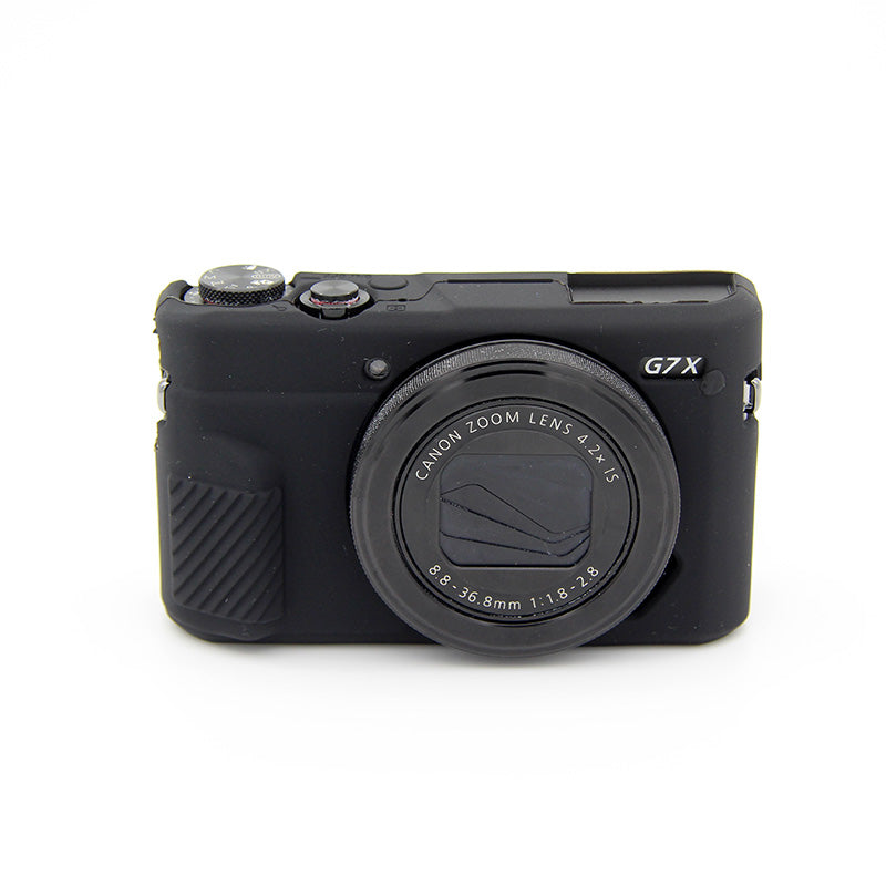 Soft Silicone Protective Case for Canon G7X Mark II - Black