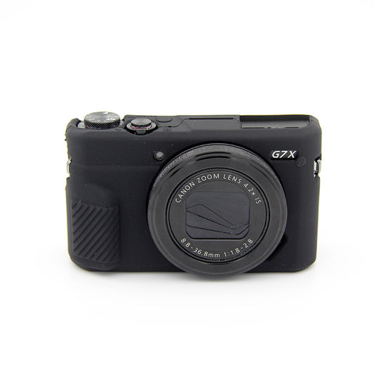 Soft Silicone Protective Case for Canon G7X Mark II - Black