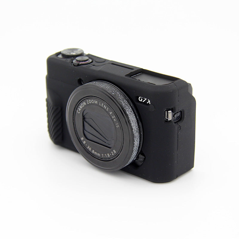Soft Silicone Protective Case for Canon G7X Mark II - Black