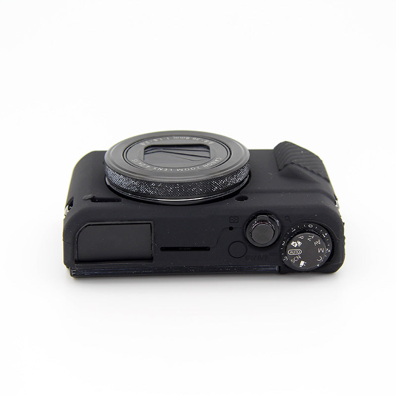 Soft Silicone Protective Case for Canon G7X Mark II - Black
