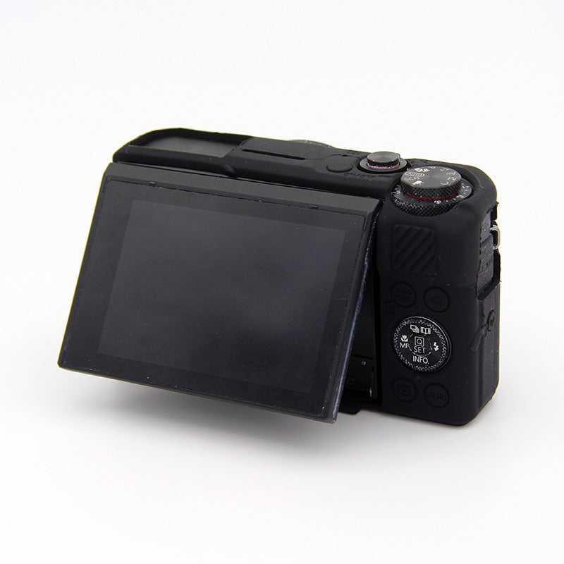 Soft Silicone Protective Case for Canon G7X Mark II - Black