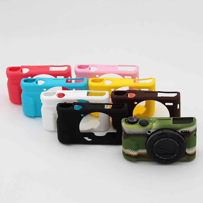 Soft Silicone Protective Case for Canon G7X Mark II - Black