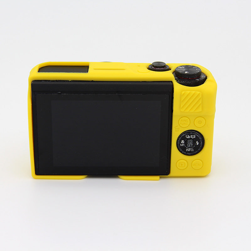 Soft Silicone Protective Camera Shell Cover for Canon G7X Mark II - Yellow