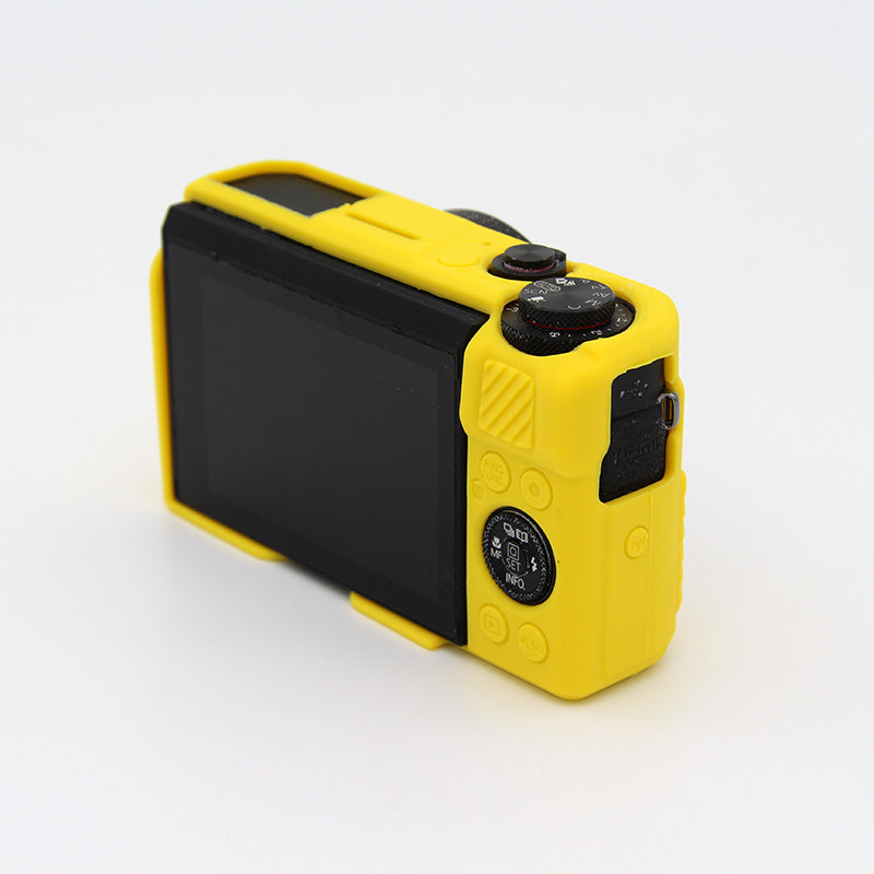 Soft Silicone Protective Camera Shell Cover for Canon G7X Mark II - Yellow
