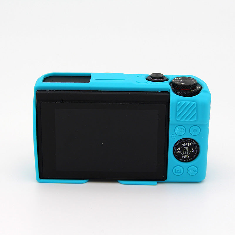 Flexible Silicone Protective Case Cover for Canon G7X Mark II - Blue