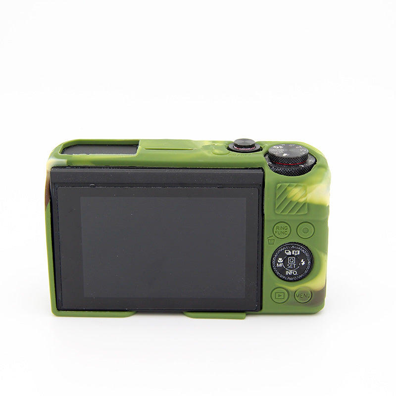 Soft Silicone Protective Housing Case for Canon G7X Mark II - Camouflage