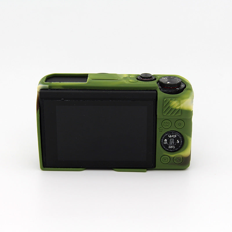 Soft Silicone Protective Housing Case for Canon G7X Mark II - Camouflage
