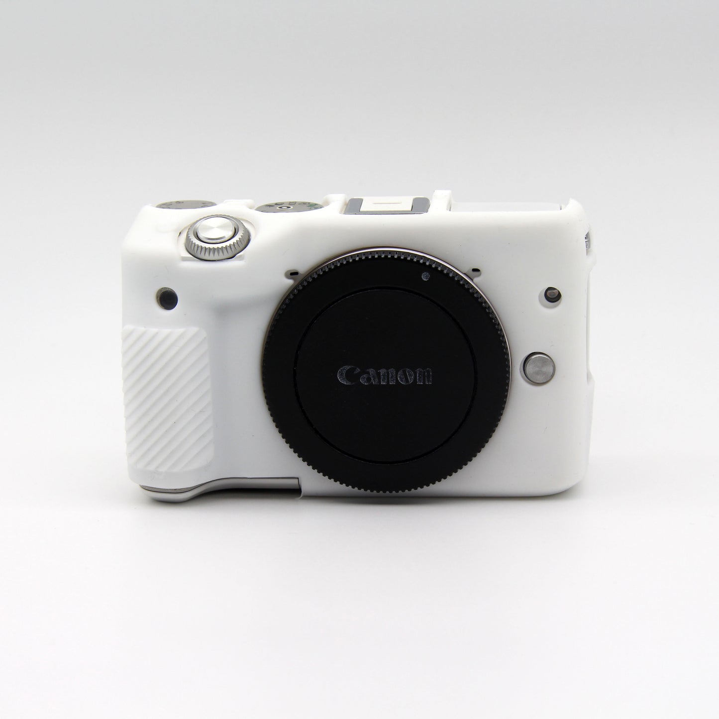 Soft Silicone Protective Cover for Canon EOS M3 (18-55mm) - White