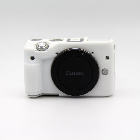 Soft Silicone Protective Cover for Canon EOS M3 (18-55mm) - White