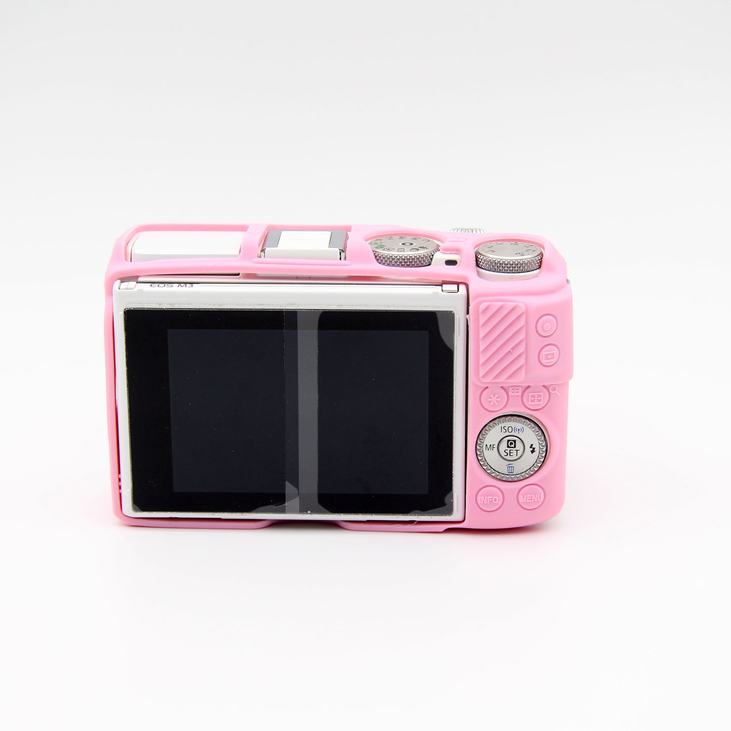 Soft Silicone Protective Casing for Canon EOS M3 (18-55mm) - Pink