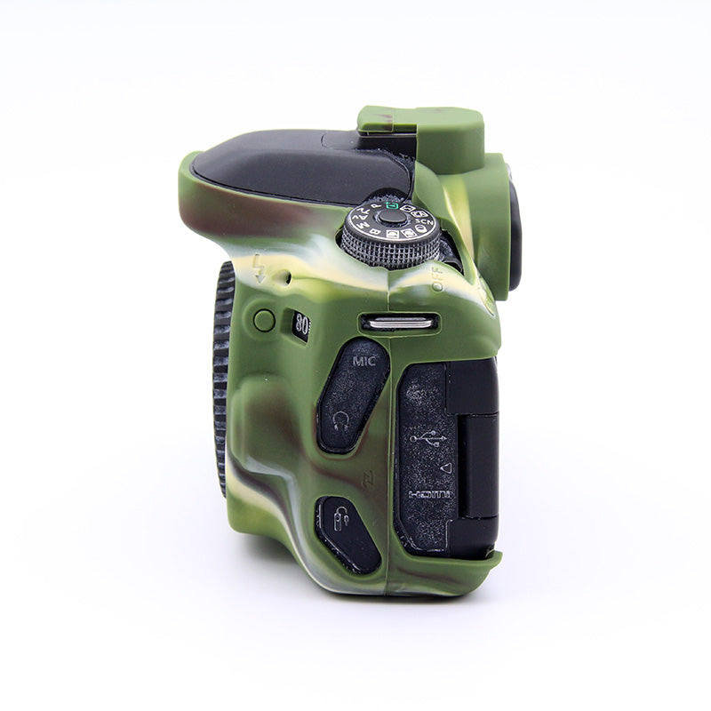 Soft Silicone Skin Protective Camera Cover for Canon EOS 80D DSLR Camera - Camouflage