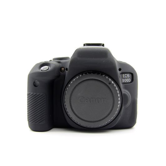 Soft Silicone Protective Case for Canon EOS 800D DSLR Camera - Black
