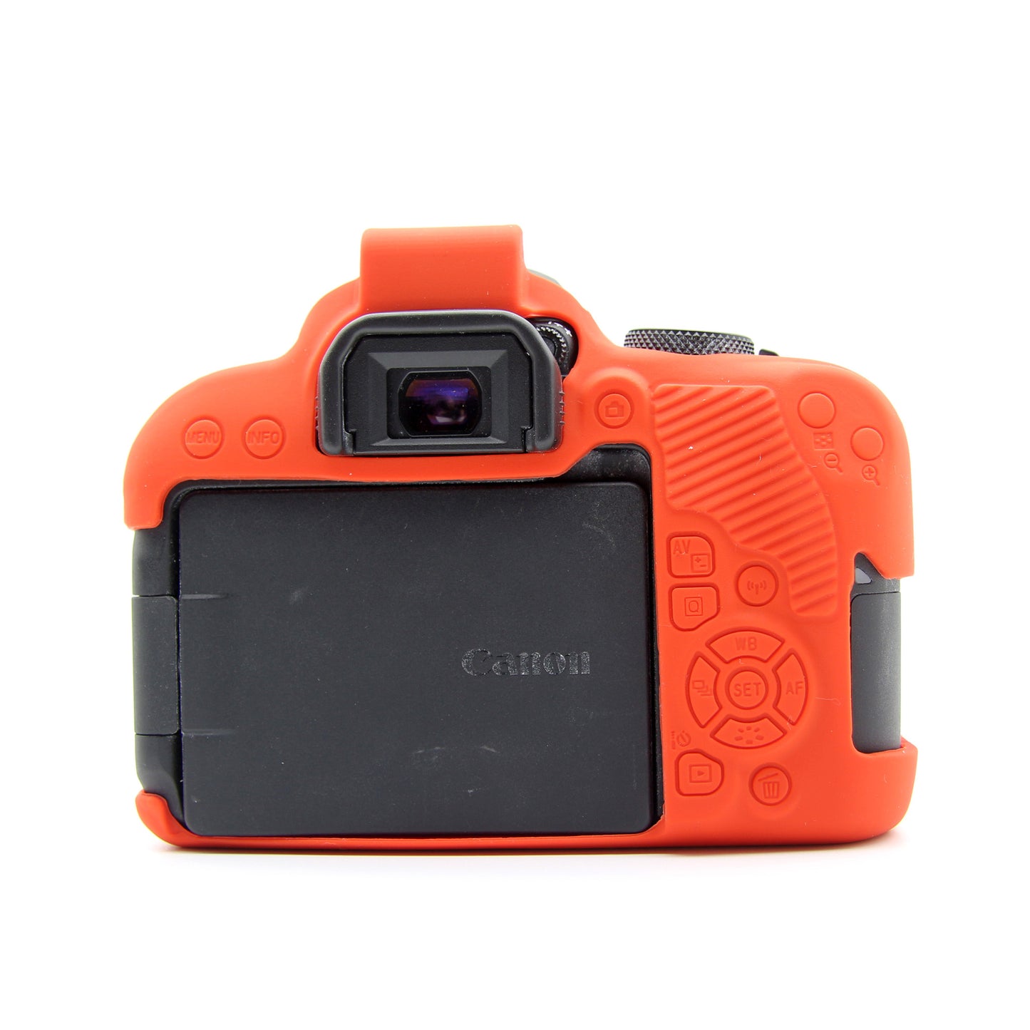 Soft Silicone Protective Cover for Canon EOS 800D DSLR Camera - Red