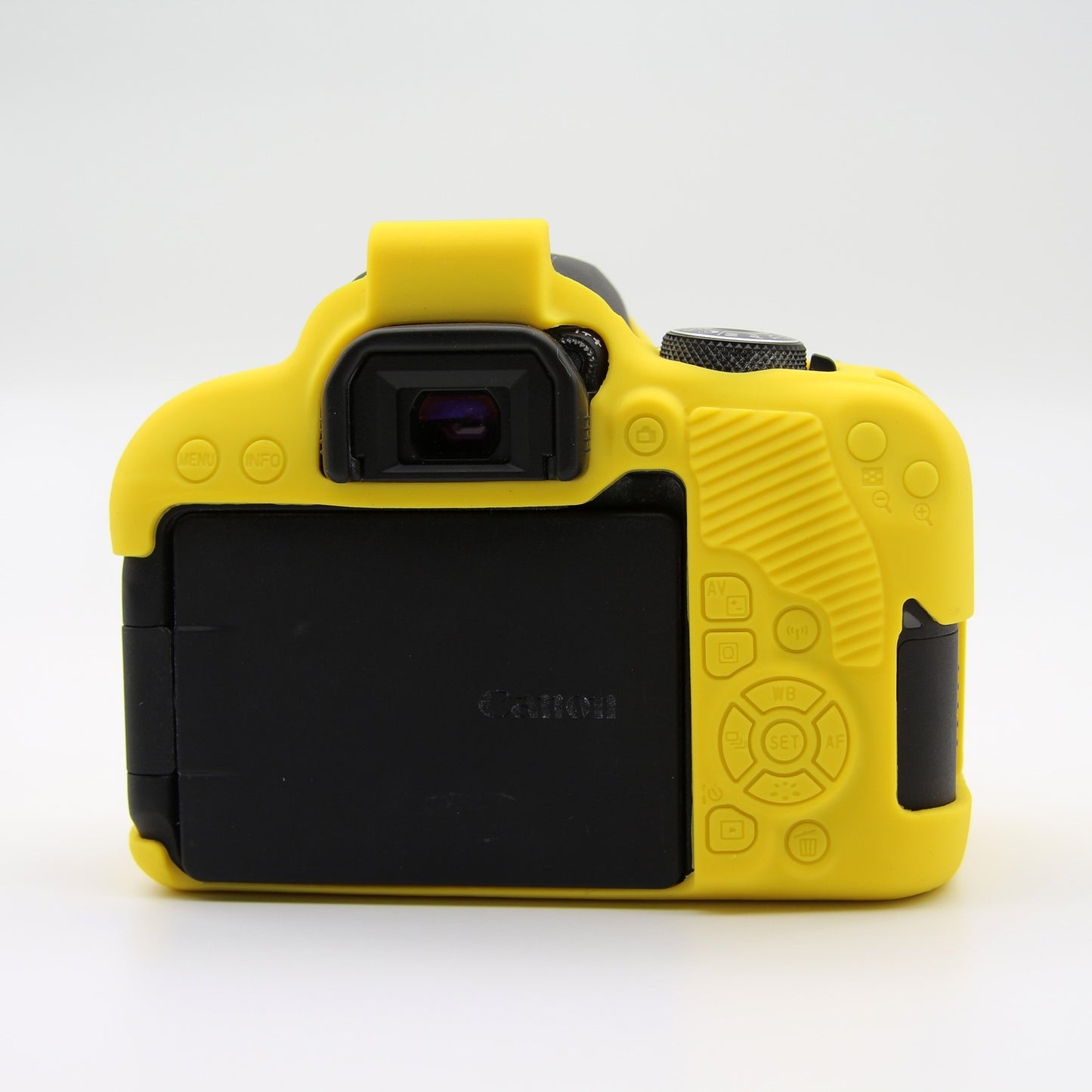Soft Silicone Protective Shell for Canon EOS 800D DSLR Camera - Yellow
