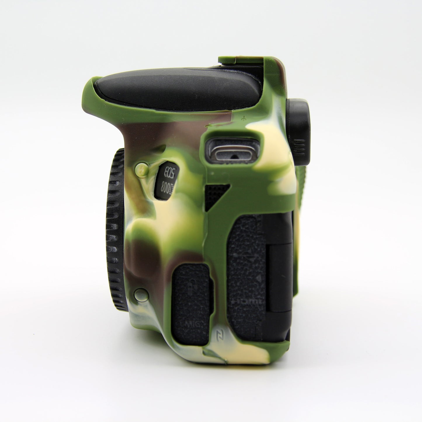 Soft Flexible Silicone Protective Shell Case for Canon EOS 800D DSLR Camera - Camouflage