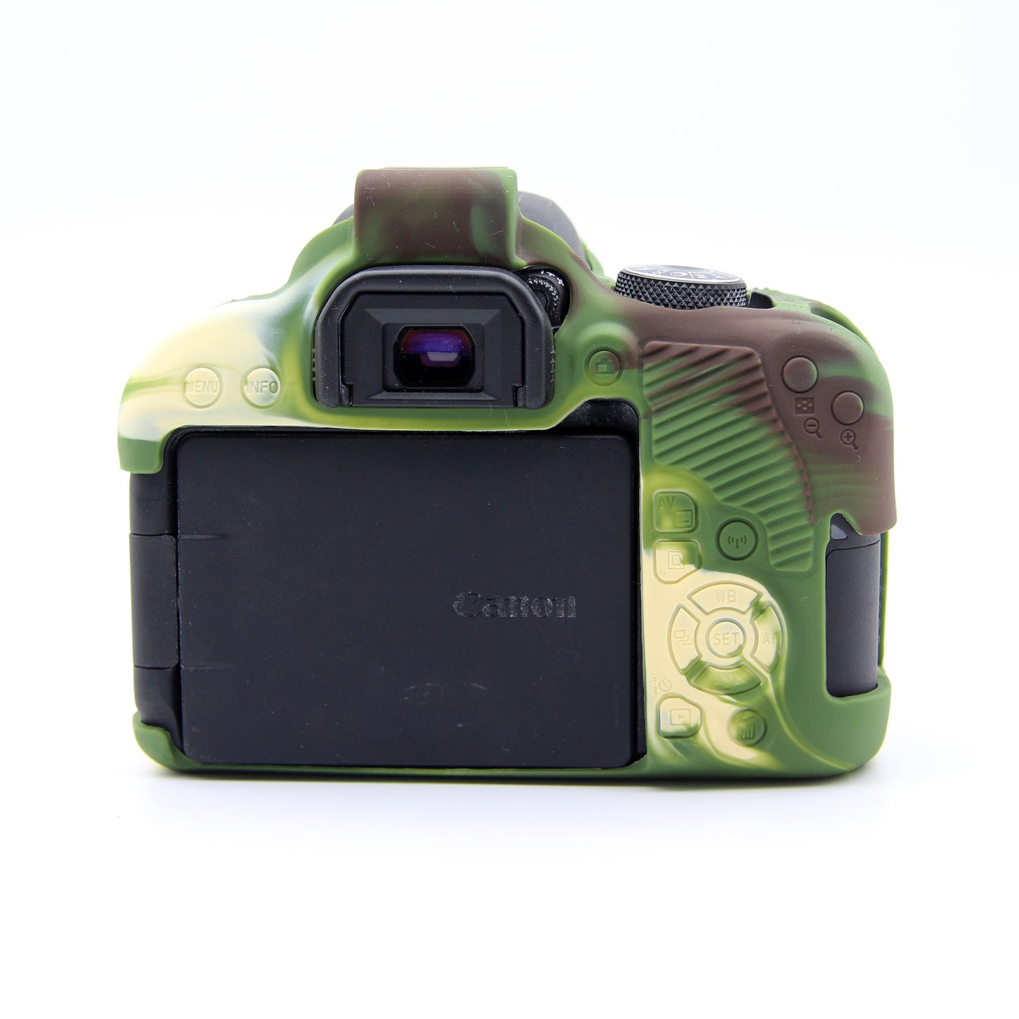 Soft Flexible Silicone Protective Shell Case for Canon EOS 800D DSLR Camera - Camouflage