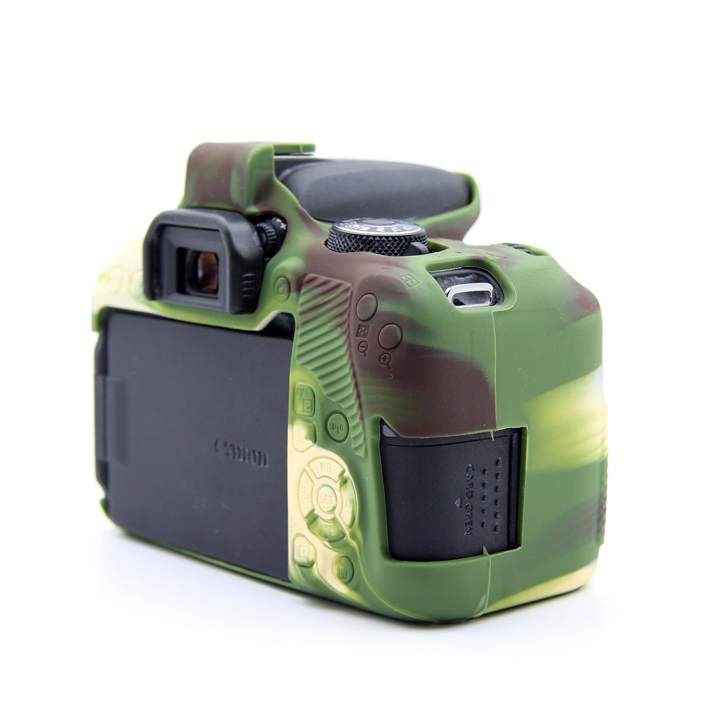 Soft Flexible Silicone Protective Shell Case for Canon EOS 800D DSLR Camera - Camouflage