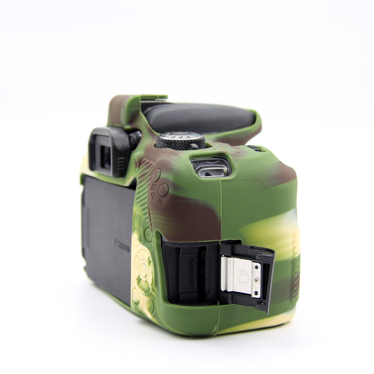 Soft Flexible Silicone Protective Shell Case for Canon EOS 800D DSLR Camera - Camouflage