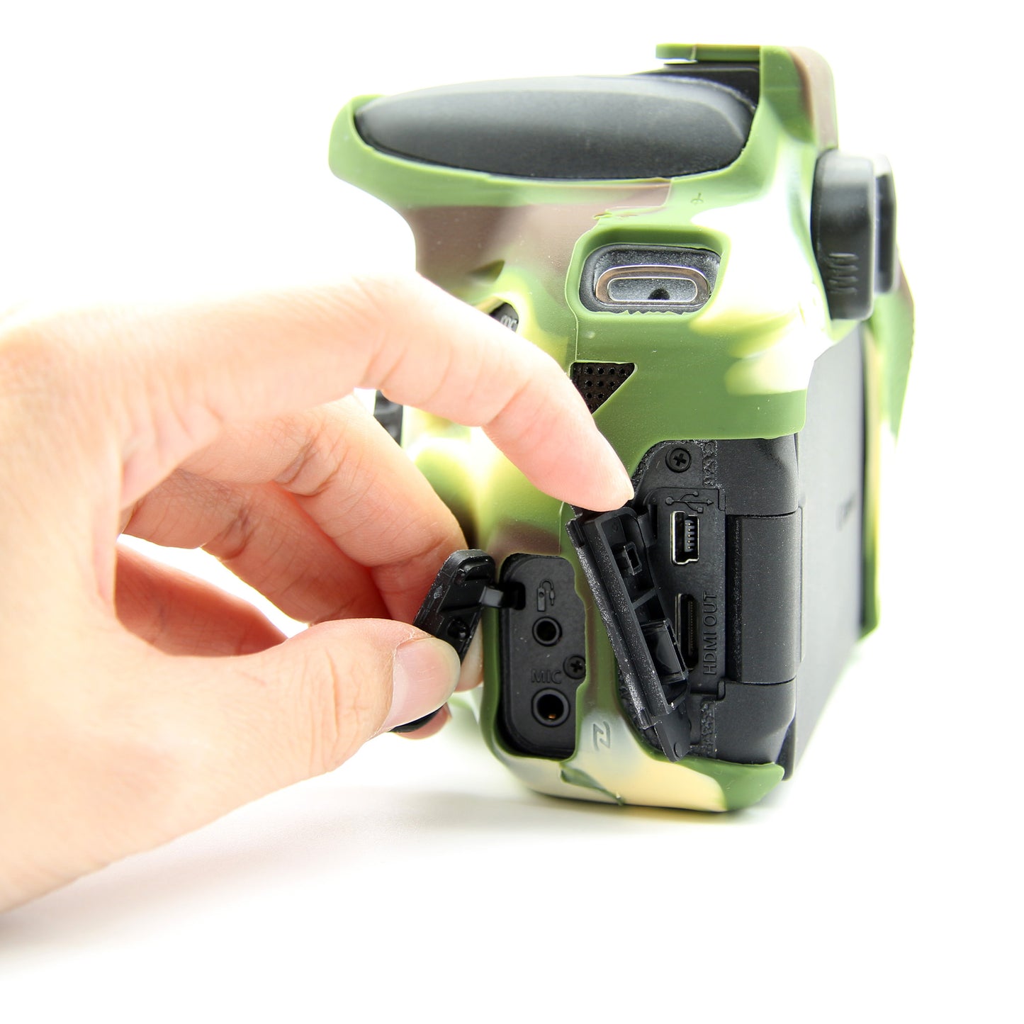 Soft Flexible Silicone Protective Shell Case for Canon EOS 800D DSLR Camera - Camouflage
