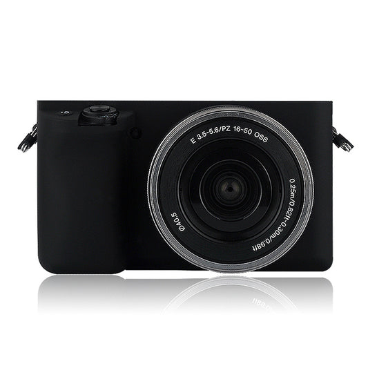 Soft Silicone Protective Case for Sony ILCE-6000 A6000 - Black