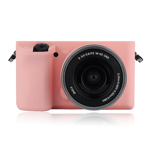 Soft Silicone Protective Casing for Sony ILCE-6000 A6000 - Pink