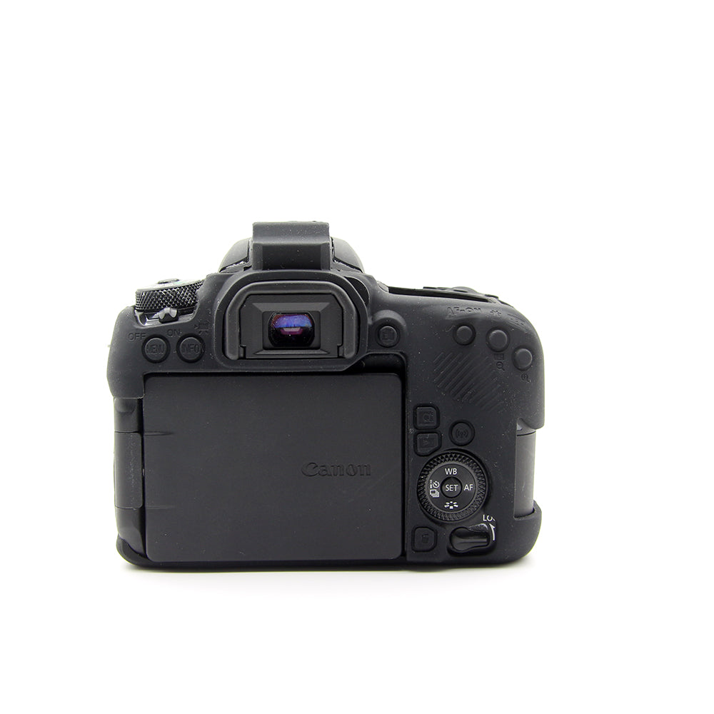 Soft Silicone Protective Case for Canon EOS 77D Camera - Black