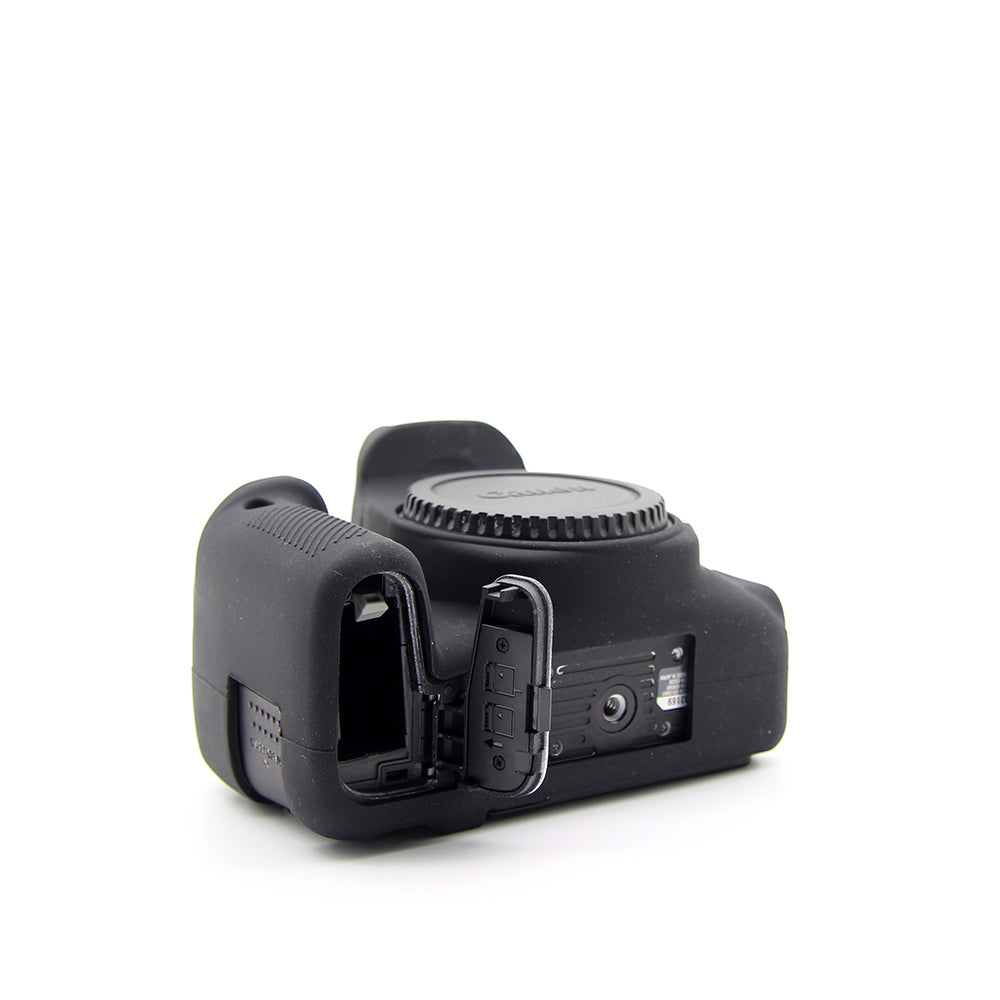 Soft Silicone Protective Case for Canon EOS 77D Camera - Black