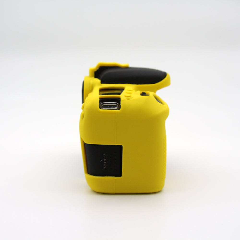 Soft Silicone Protective Camera Shell Case for Canon EOS 77D Camera - Yellow