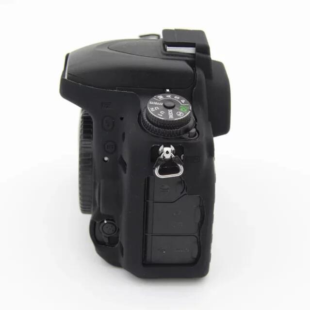 Soft Silicone Protective Shell for Nikon D750 Digital SLR Camera - Black