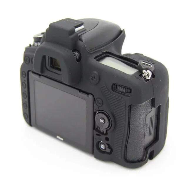 Soft Silicone Protective Shell for Nikon D750 Digital SLR Camera - Black