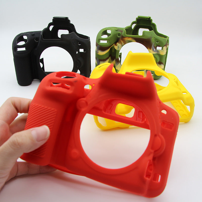 Flexible Silicone Protective Cover for Nikon D750 Digital SLR Camera - Red