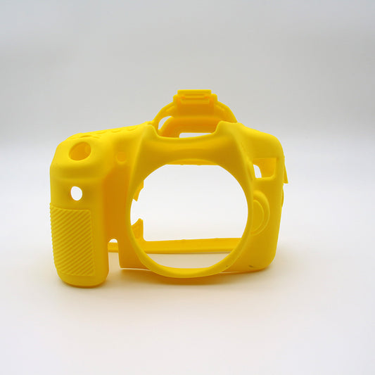Soft Silicone Protective Housing Cover for Nikon D750 Digital SLR Camera - Yellow