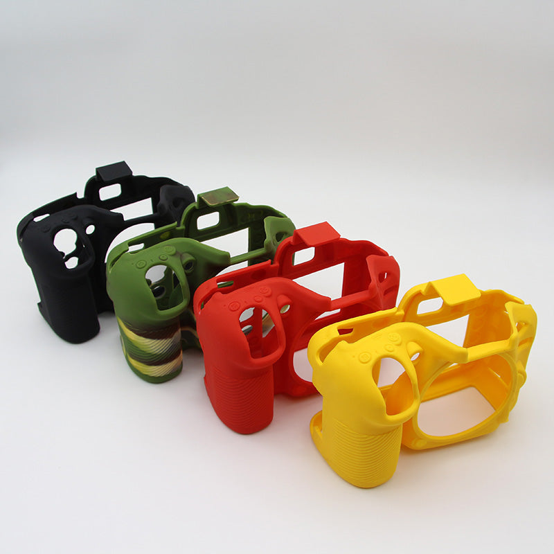 Soft Silicone Protective Housing Cover for Nikon D750 Digital SLR Camera - Yellow