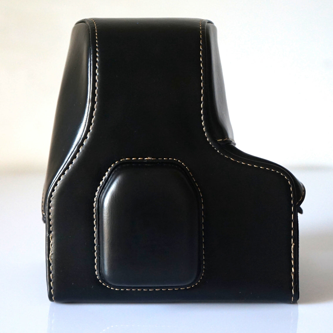 Detachable PU Leather Camera Case + Strap for Fuji Fujifilm X-T2 - Black