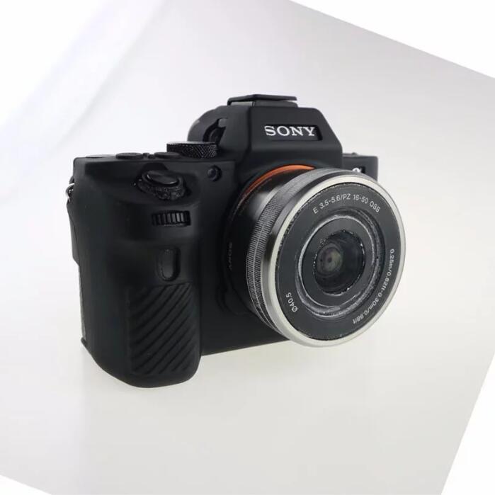 Soft Silicone Case Cover for Sony Alpha A7 II / A72 / A7R2 / A7S2 - Black