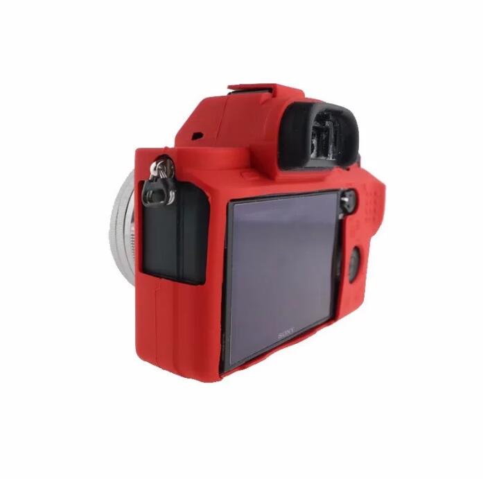 Flexible Silicone Protective Case for Sony Alpha A7 II / A72 / A7R2 / A7S2 - Red