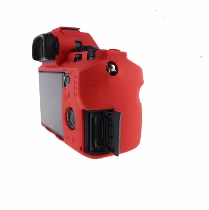 Flexible Silicone Protective Case for Sony Alpha A7 II / A72 / A7R2 / A7S2 - Red
