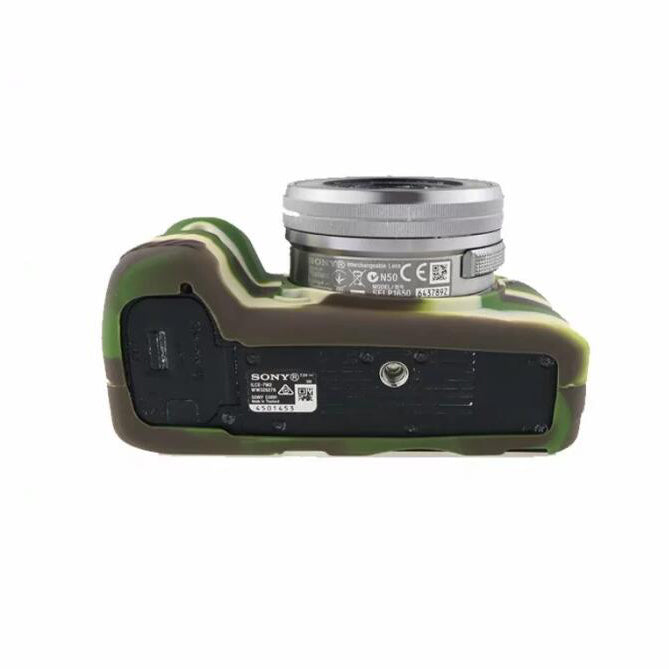 Soft Silicone Protection Cover for Sony Alpha A7 II / A72 / A7R2 / A7S2 - Camouflage