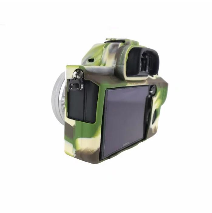 Soft Silicone Protection Cover for Sony Alpha A7 II / A72 / A7R2 / A7S2 - Camouflage