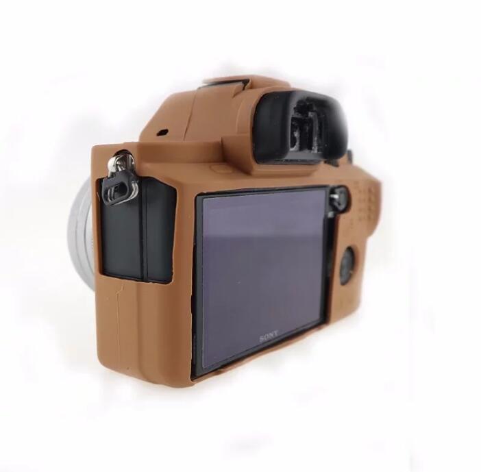 Soft Silicone Camera Case Shell for Sony Alpha A7 II / A72 / A7R2 / A7S2 - Brown